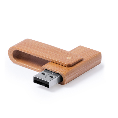 USB aus Bambus und Holz - Bild 1