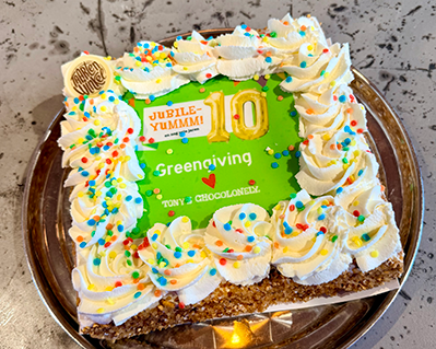 10 Jahre Greengiving & Tony's Chocolonely