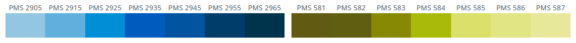 PMS-Farbkarte