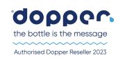 Logo Dopper Authorised Reseller voor bedrukte Doppers