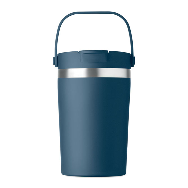 Doppelwandiger Becher mit Strohhalm - Bild 7