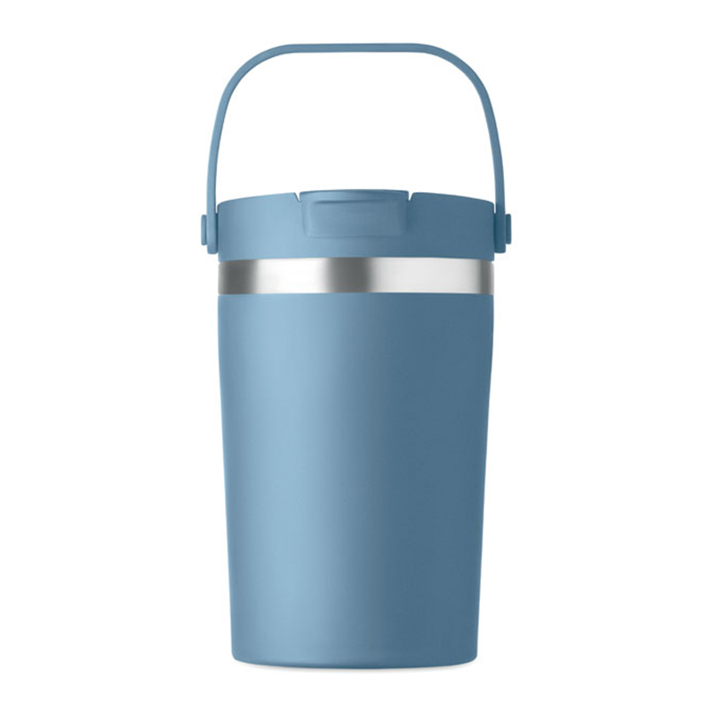 Doppelwandiger Becher mit Strohhalm - Bild 8