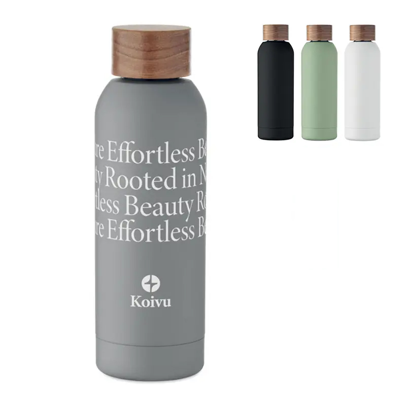 Einwandige Flasche aus recyceltem Edelstahl