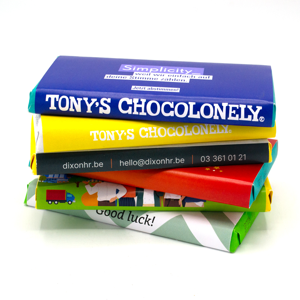 Tony's Chocolonely (180 Gr.) Banderole mit eigenem Design - Bild 3