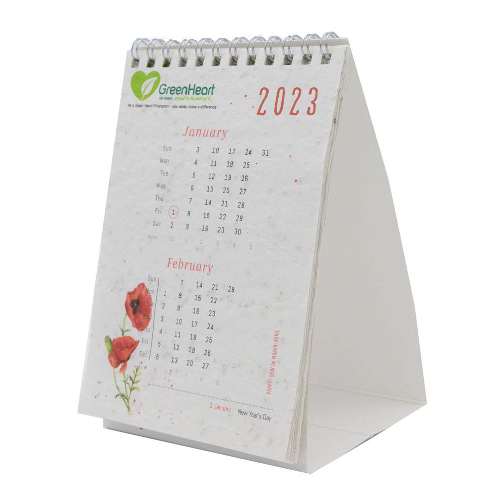 Samenpapier Kalender A6