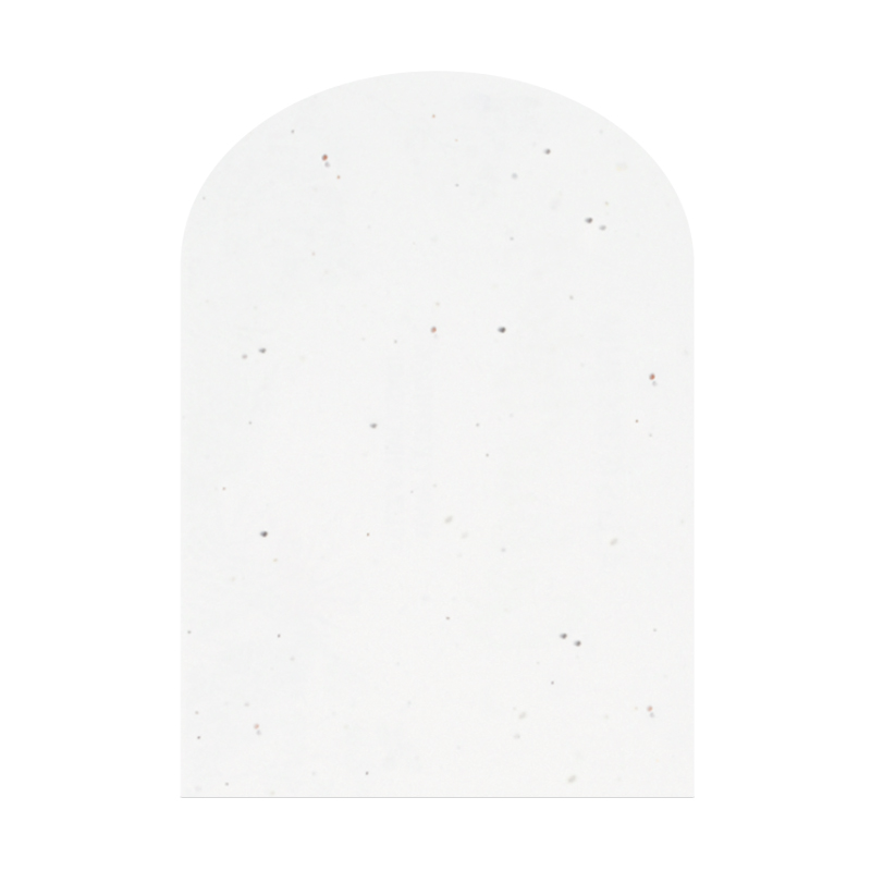 Halbrunde Samenpapier-Karte | 200 gr./m2 - Bild 2