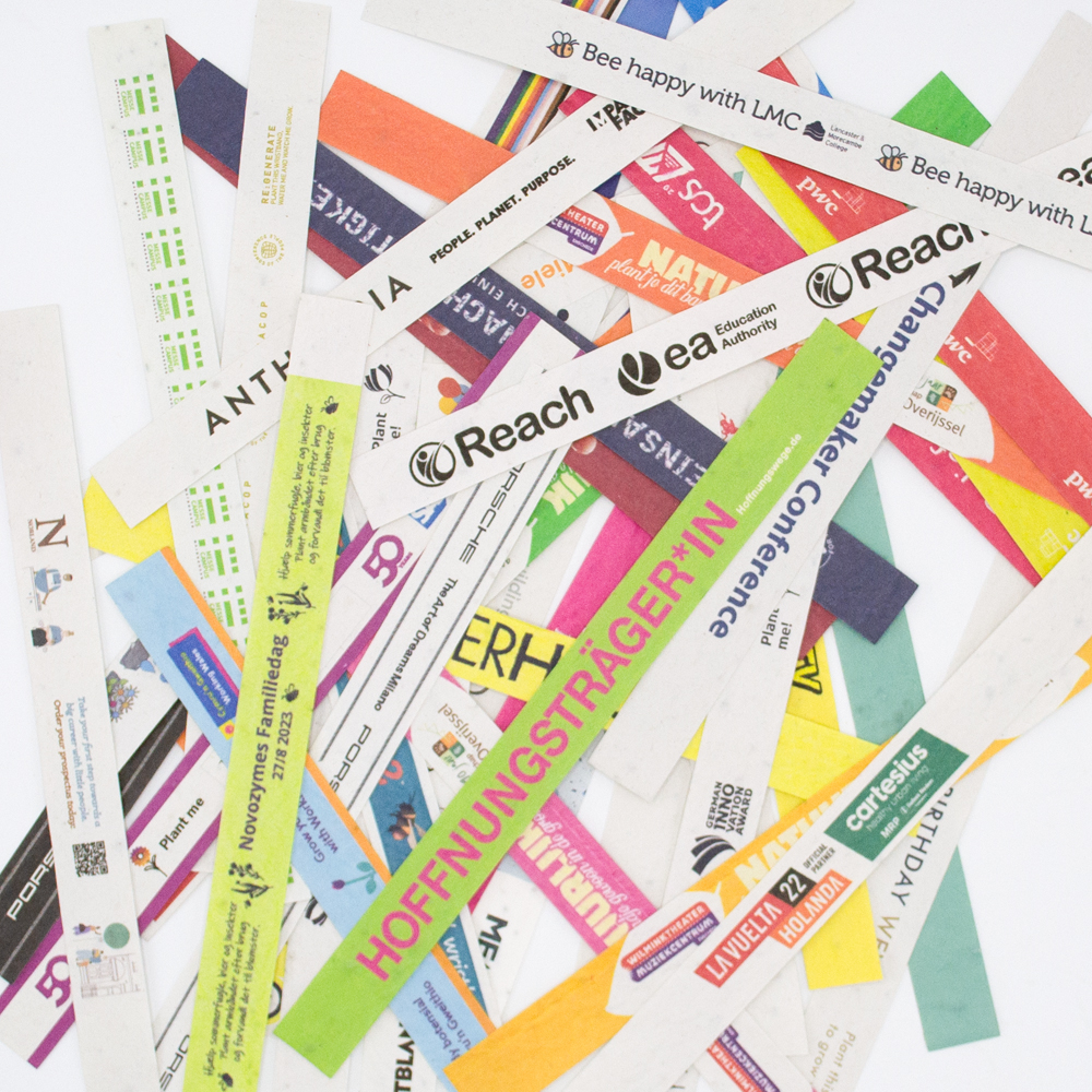 Samenpapier Festivalbändchen | 200 gr./m2 - Bild 3