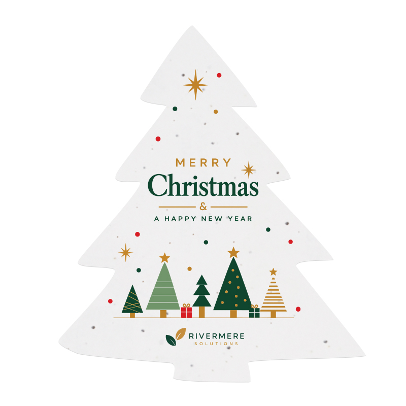 Samenpapier Weihnachtsbaum A5