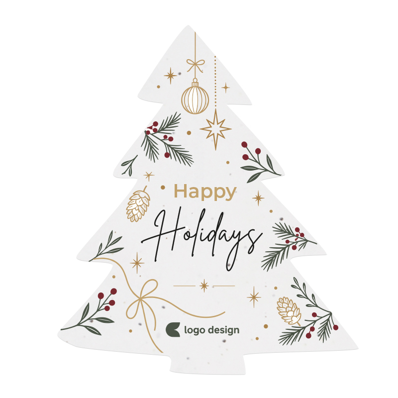 Samenpapier Weihnachtsbaum A5 - Bild 2