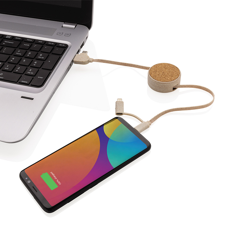 6-in-1 aufrollbares Kabel - Bild 3