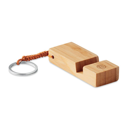 Bambus Schlüsselanhänger | Telefonständer - Image 1