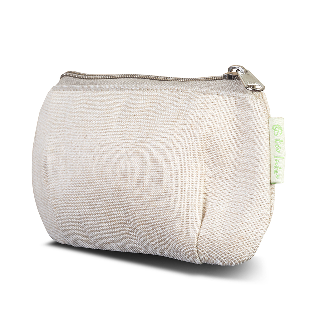 Etui aus Jute und Baumwolle