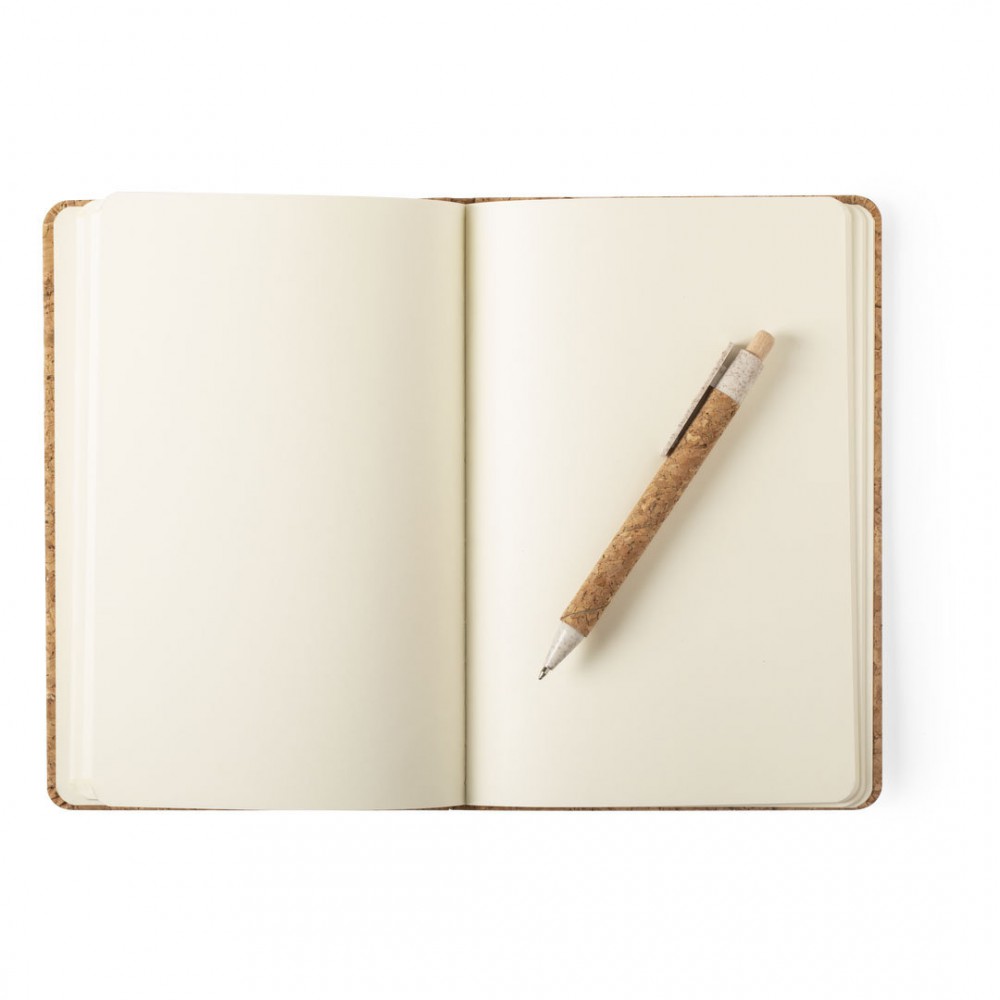 Notizbuch aus Kork und Weizenstroh - Bild 2