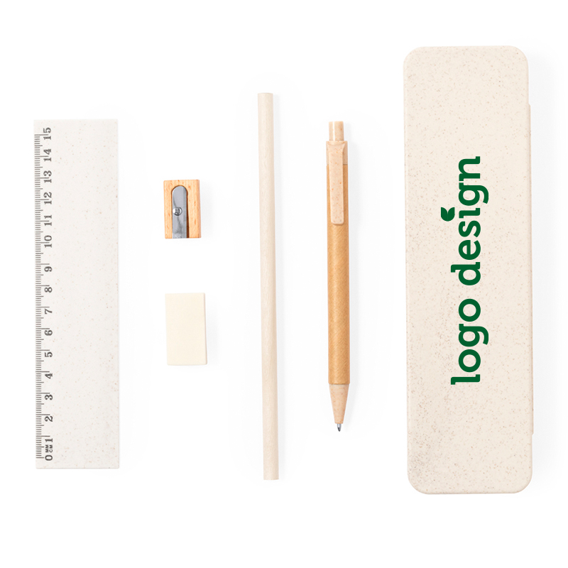 Schreibset Weizenstroh