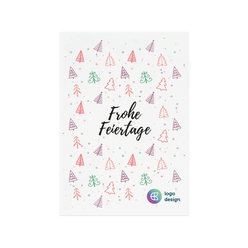 Samenpapierkarte A6 Weihnachten | 200 Gr./m2 - Bild 4