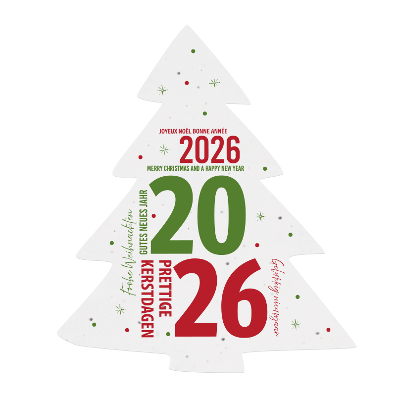 Samenpapier Weihnachtsbaum A5 - Bild 4