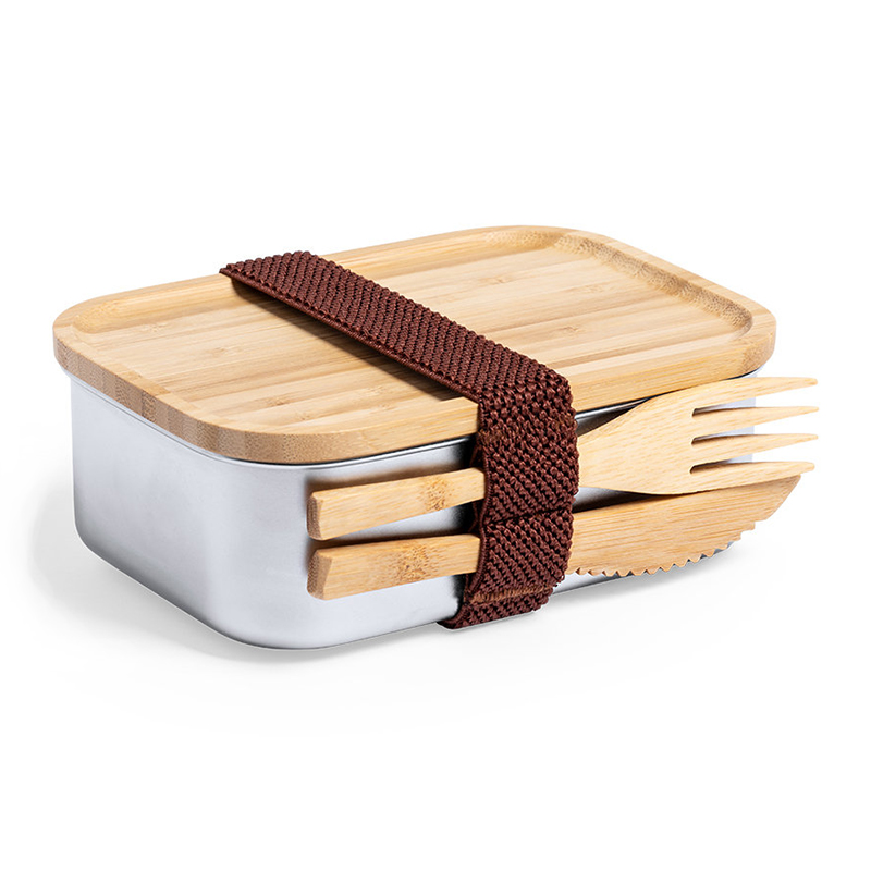Lunchbox aus Bambus und Edelstahl - Bild 2