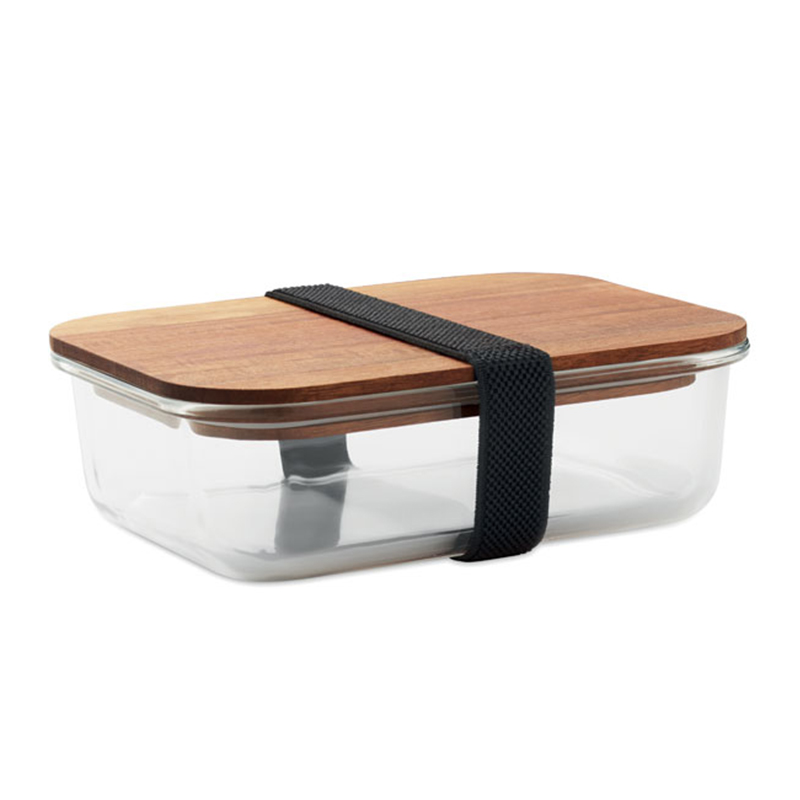 Glas-Lunchbox mit Holzdeckel - Bild 3