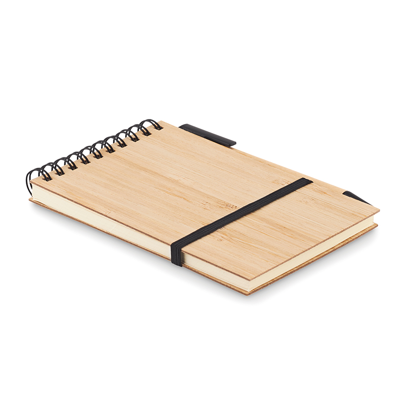 Bambus-Notizbuch A6 mit Stift - Bild 5