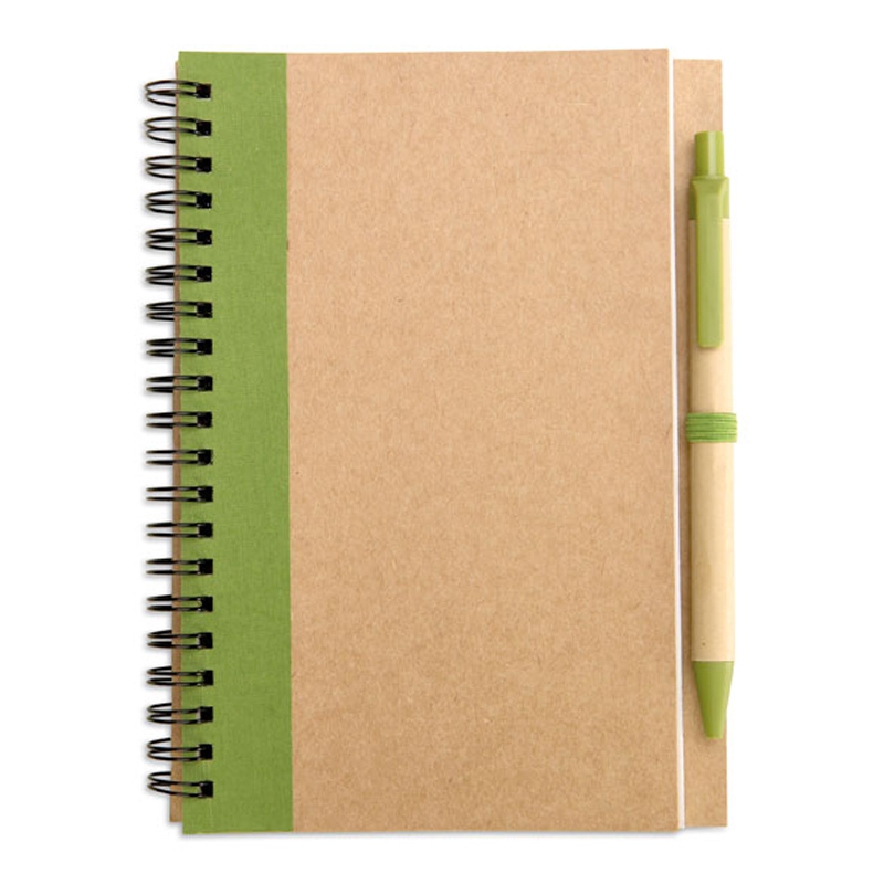 Recyceltes Notizbuch mit Kugelschreiber - Bild 6