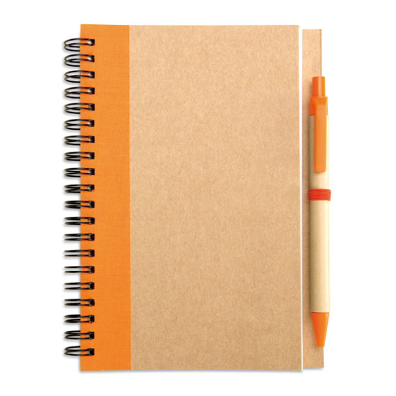 Recyceltes Notizbuch mit Kugelschreiber - Bild 4