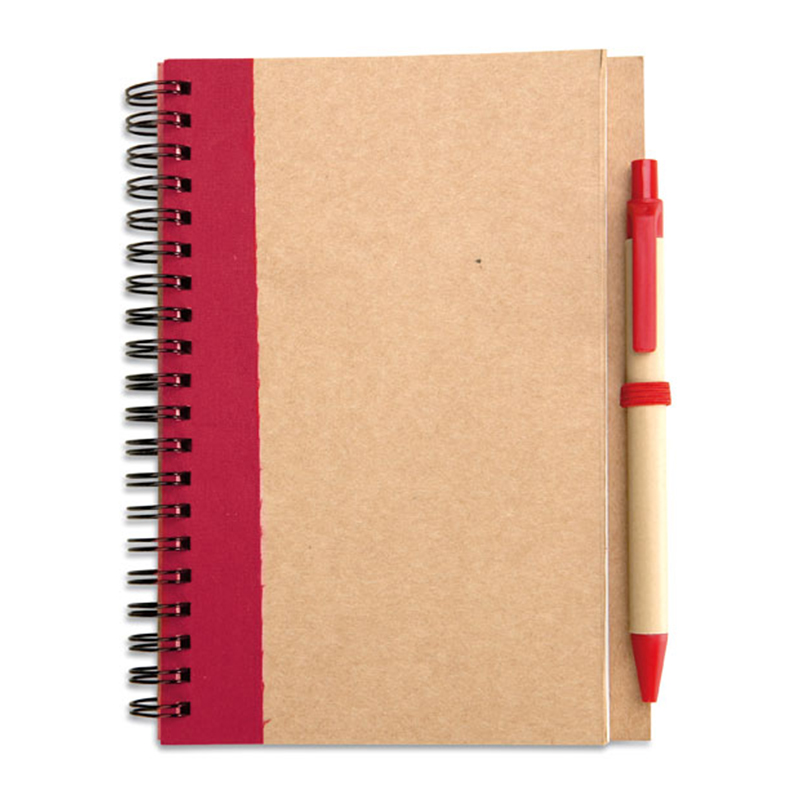 Recyceltes Notizbuch mit Kugelschreiber - Bild 5