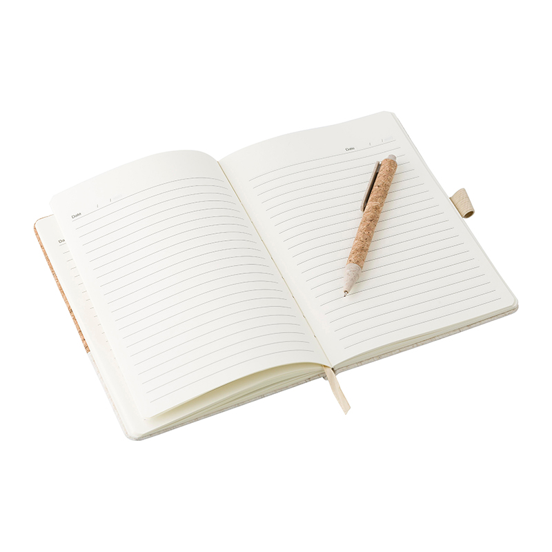 Kork Notizbuch mit Stift - Bild 2