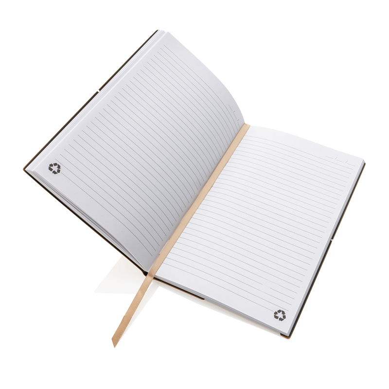 Notizbuch A5 recyceltes Leder - Bild 3