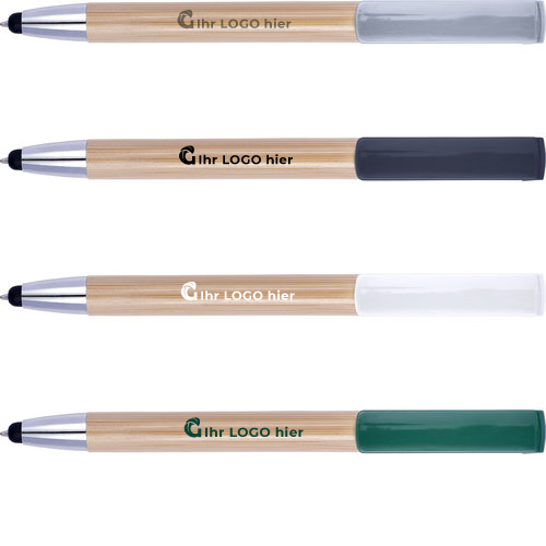 Kugelschreiber 2 in 1 Bambus - Image 1