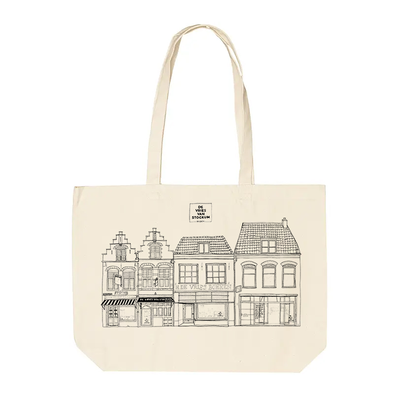 Breiter Canvas Shopper ecru