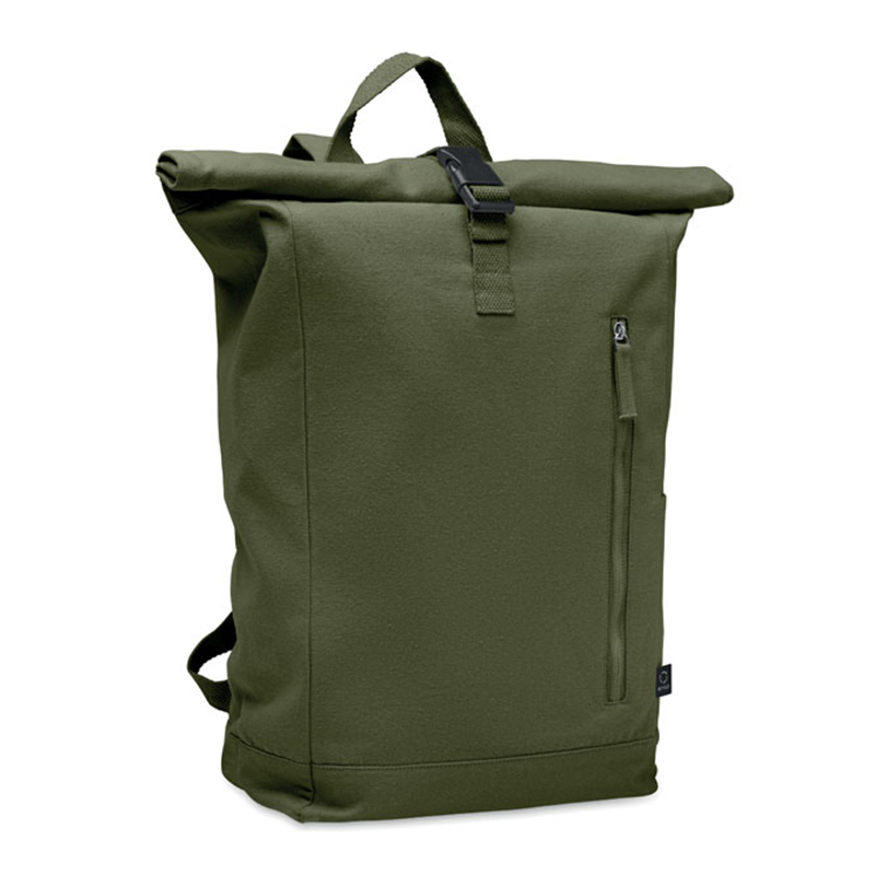 Rolltop-Rucksack recycelte Baumwolle - Bild 2