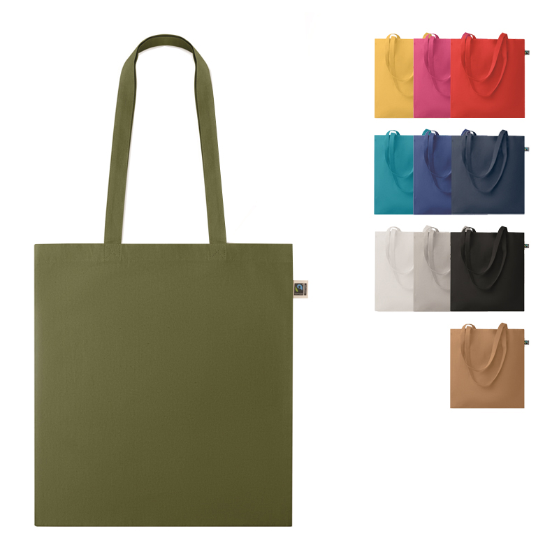 Fairtrade-Tragetasche farbig | unbedruckt