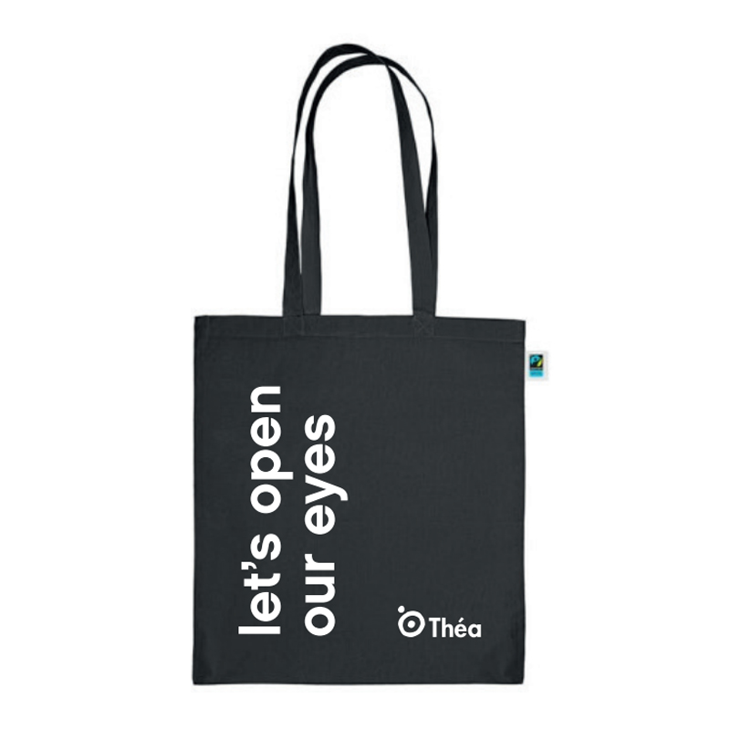 Fairtrade Tragetasche schwarz