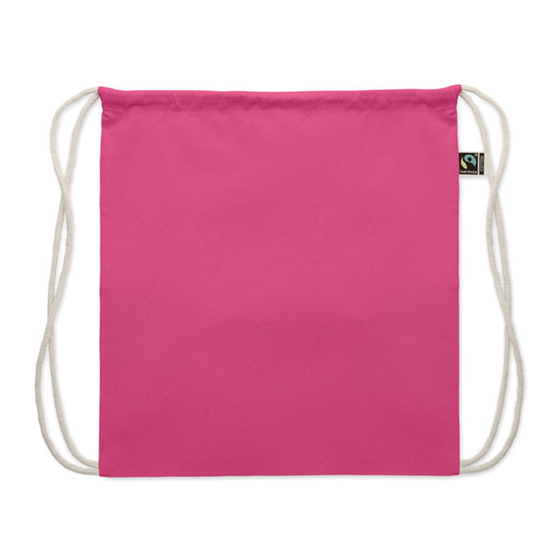 Fairtrade-Baumwoll-Kordelzugtasche - Bild 6