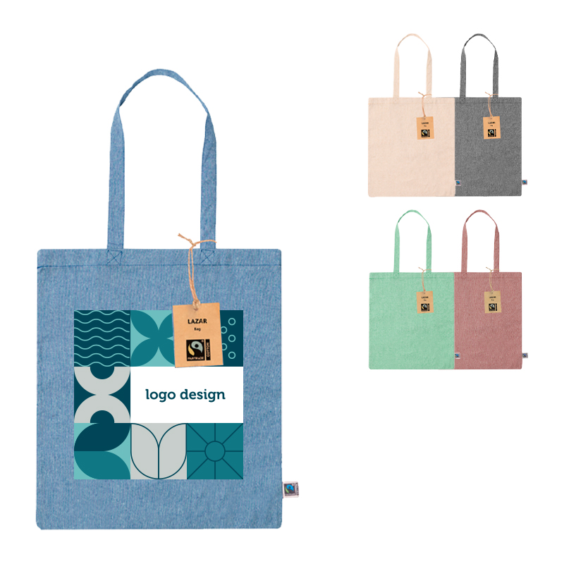 Fairtrade-Tasche recycelte Baumwolle