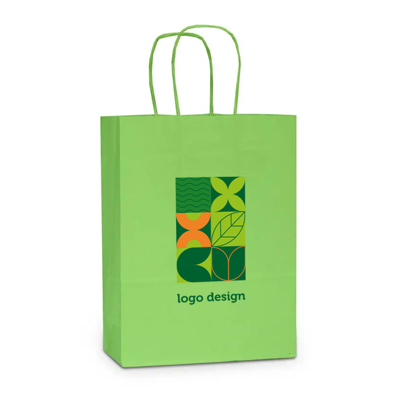 Farbige Papiertasche L | 100 gr./m2