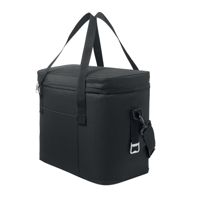 Schwarze RPET-Kühltasche - Bild 3
