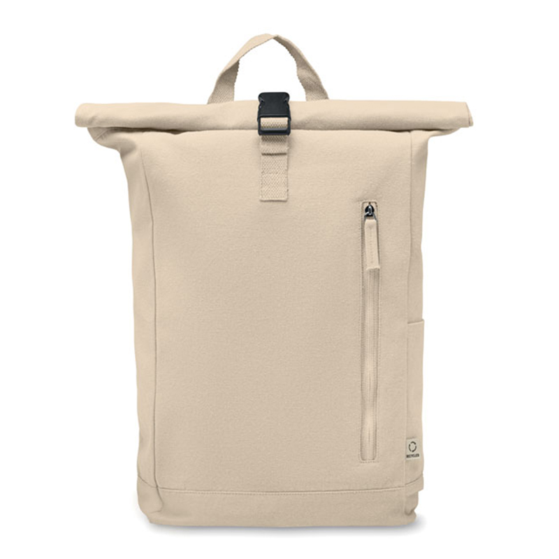 Rolltop-Rucksack recycelte Baumwolle - Bild 5