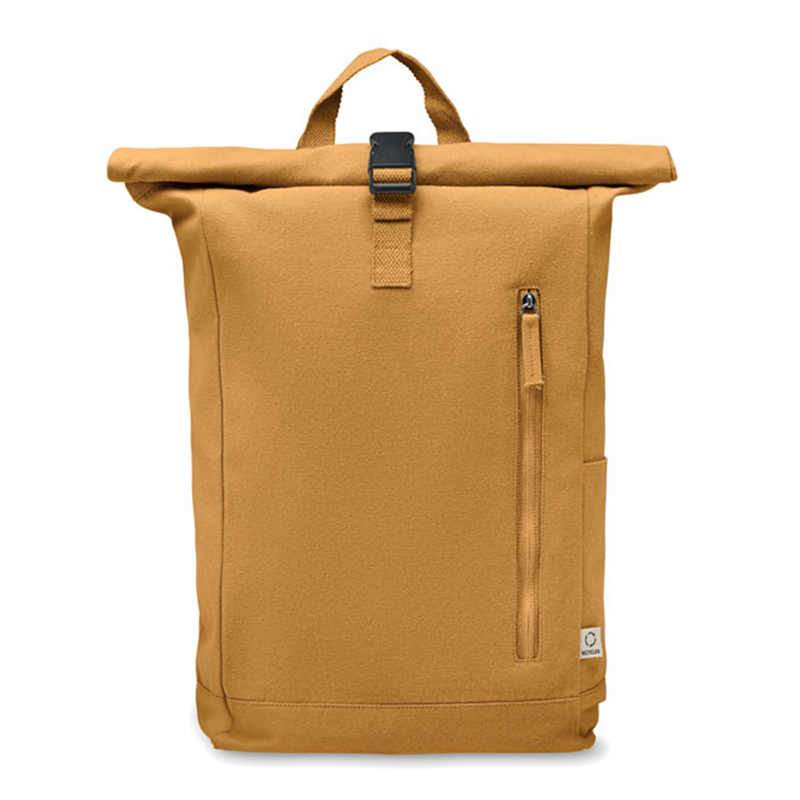 Rolltop-Rucksack recycelte Baumwolle - Bild 8