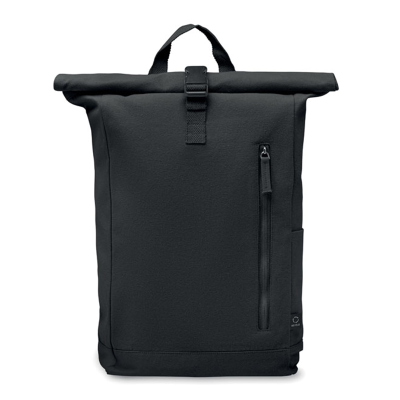 Rolltop-Rucksack recycelte Baumwolle - Bild 9