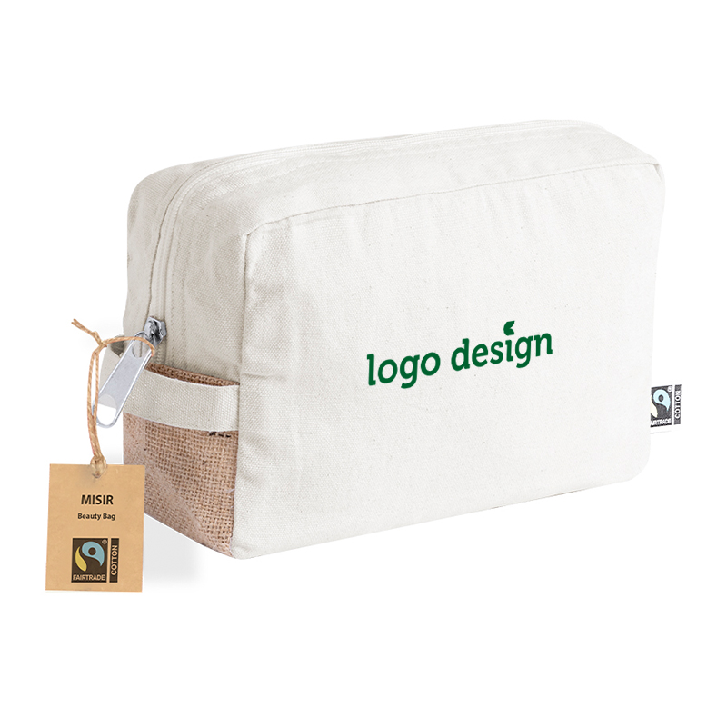 Fairtrade-Kulturtasche aus Baumwolle
