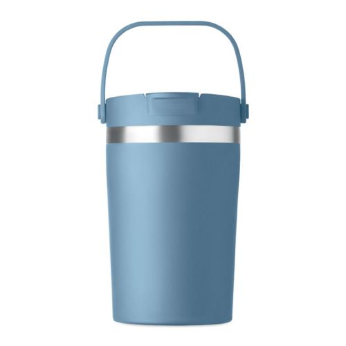 Doppelwandiger Becher mit Strohhalm - Bild 8
