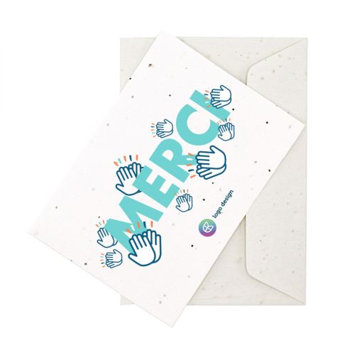 Samenpapier Karte DIN A6 - Bild 3
