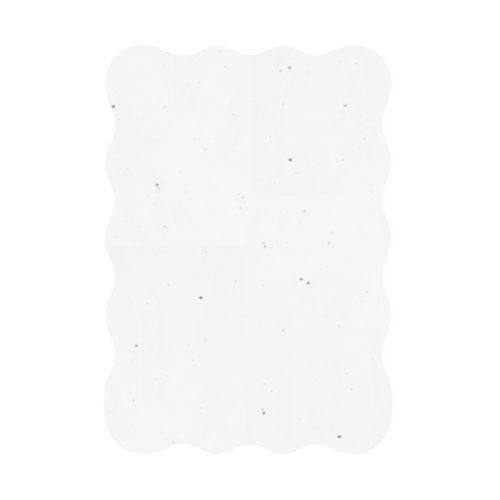 Samenpapier Karte A5 gewellten Rand | Weihnachten - Bild 2