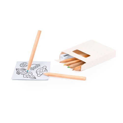 Samenpapierbox mit Stiften - Bild 2