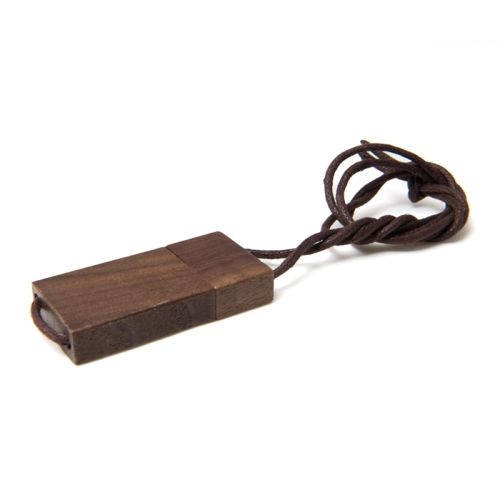 Holz USB mit Schnur - Bild 4