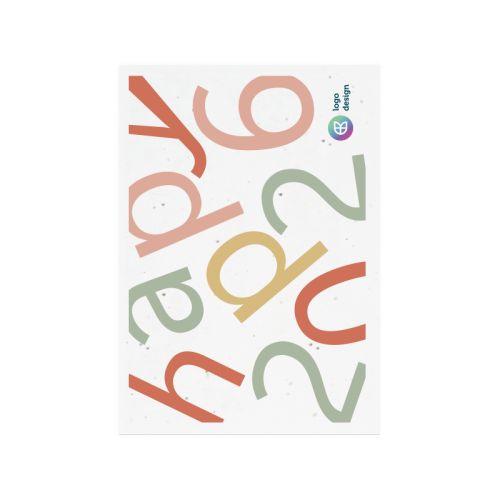 Samenpapier Weihnachtskarte A6 - Bild 3