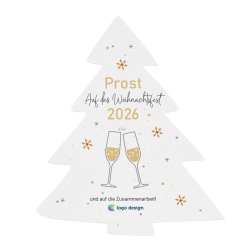Samenpapier Weihnachtsbaum A5 - Bild 1