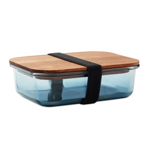 Glas-Lunchbox mit Holzdeckel - Bild 2