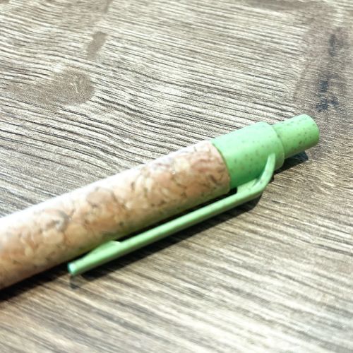 Kugelschreiber aus Kork und Weizenstroh | Gravur - Bild 6